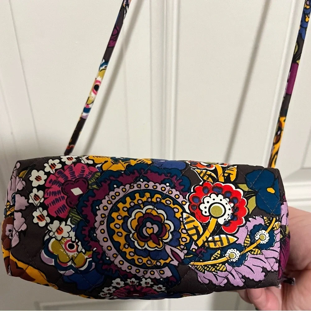 Vera Bradley Blake Crossbody Bag in Pattern Colorful Bouquet Floral Preppy